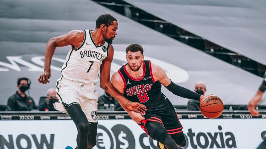Zach LaVine explodes for 41 points, Bulls fall to Nets | Chicago Bulls