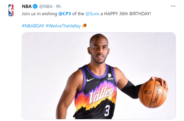 一生兄弟!James社媒曬照為36歲Paul慶生:愛你無限,CP3又稱控衛之神-黑特籃球-NBA新聞影音圖片分享社區