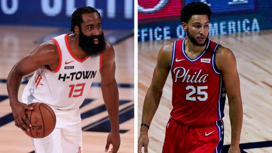 NBA news 2020, trades, James Harden, Ben Simmons, Philadelphia 76ers,  Houston Rockets, gossip, rumours