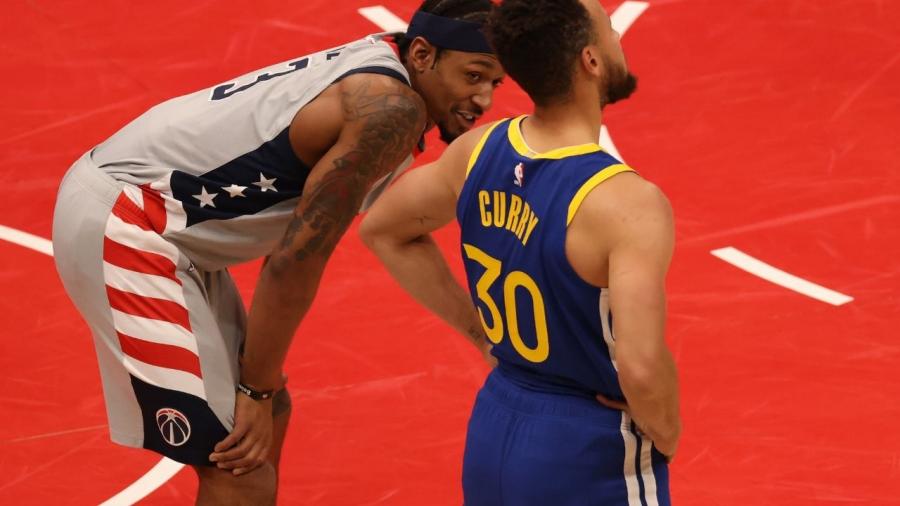 Steph Curry checked my numbers so he's the one chasing me!”: Bradley Beal  goes off on Kent Bazemore for his insensitive comment on Wizards star's  hamstring injury | The SportsRush