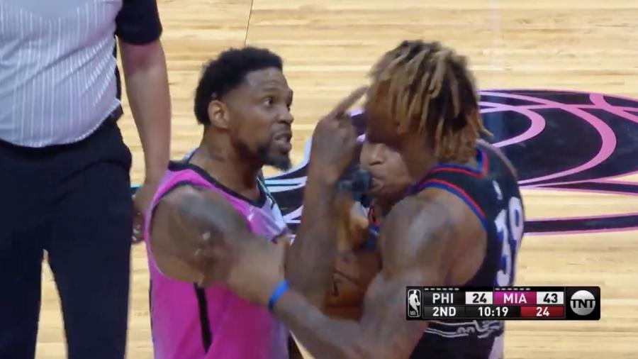 Video: Udonis Haslem gets ejected after getting into physical altercation  with Dwight Howard - Heat Nation