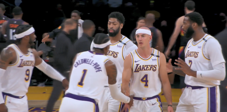 【影片】一眉哥半場22分,湖人領先太陽12分,保羅不滿「胯下之辱」領技犯,詹姆斯觀戰滿眼期盼!-黑特籃球-NBA新聞影音圖片分享社區