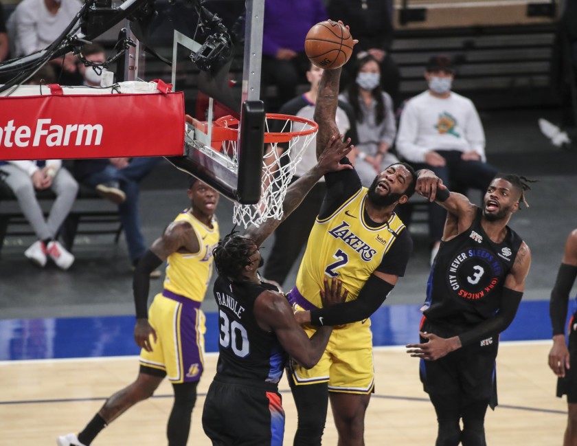 Lakers scoring woes continue to haunt them in loss to Knicks - Los Angeles  Times