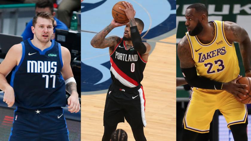 Playoff probabilities of the Blazers, Lakers & Mavs all fighting for the  5th seed | RSN