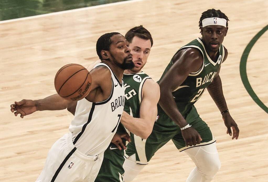 公鹿1-2籃網 | 字母哥和Middleton合砍68+29，杜蘭特30分，公鹿防守大戰險勝籃網！（影）-黑特籃球-NBA新聞影音圖片分享社區