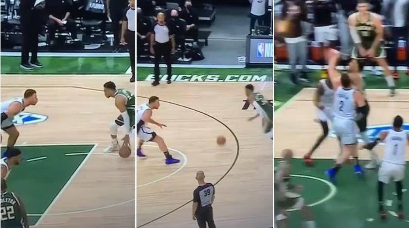 【影片】罰球線被放也不敢投?字母哥退到三分線外蓄力衝擊,結果皮球被幹籃哥單掌摁下!-黑特籃球-NBA新聞影音圖片分享社區