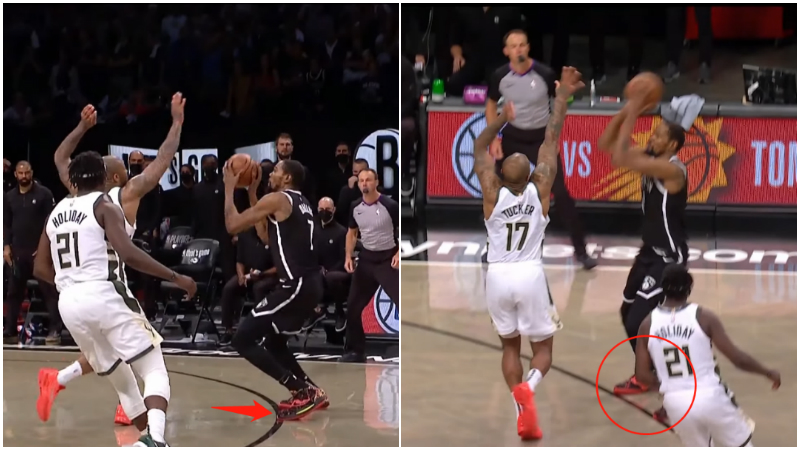 【影片】都怪腳太大?KD末節生死時刻單挑Tucker,高難度轉身後仰絕平!-黑特籃球-NBA新聞影音圖片分享社區