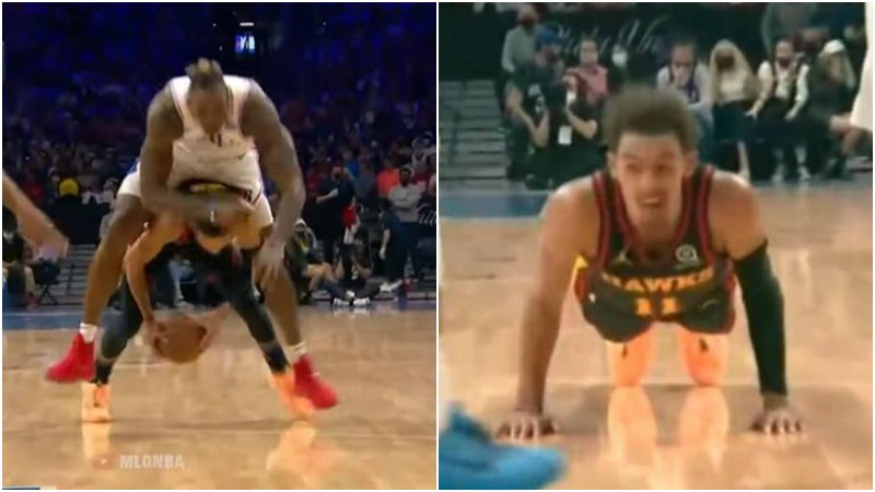 【影片】他又裝起來了！吹楊急停剎車造Howard「跳山羊」追尾，倒地後竟做起俯臥撐慶祝！-黑特籃球-NBA新聞影音圖片分享社區