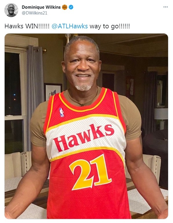 來自名宿的祝福！Wilkins曬身穿老鷹球衣照：幹得好！-黑特籃球-NBA新聞影音圖片分享社區