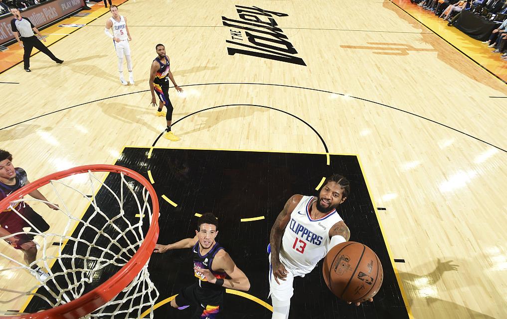 快艇2-3太陽 | 喬治狂轟41+13,Booker空砍31分,保羅22+8,快艇客場擊敗太陽!(影)-黑特籃球-NBA新聞影音圖片分享社區