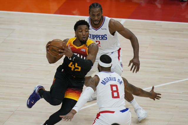 Donovan Mitchell scores 45, rallies Jazz past the Clippers