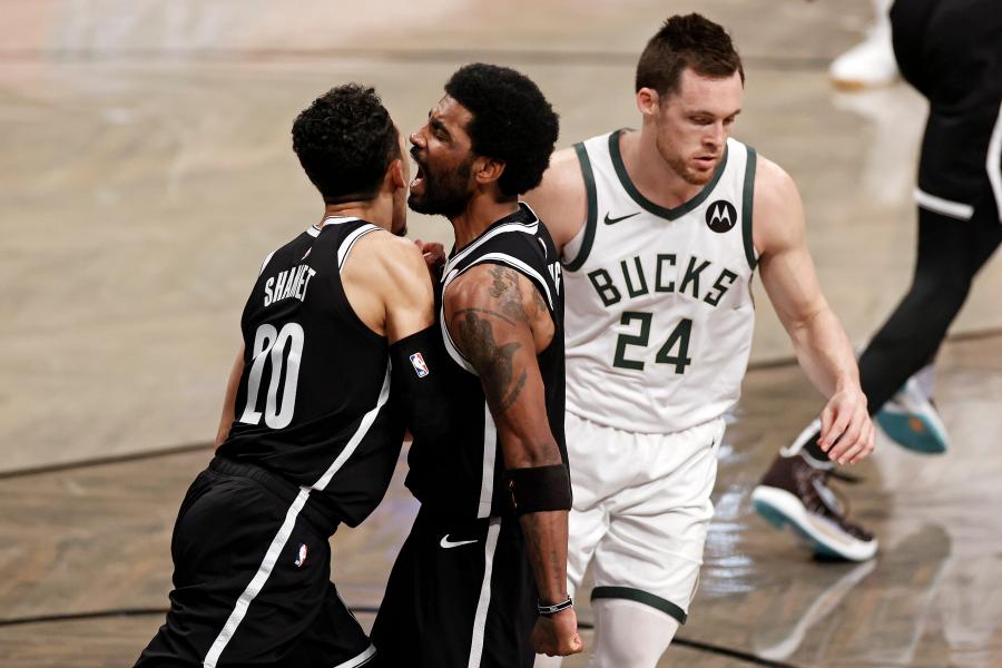 Cold shooting costs the Bucks in a 115-107 loss to the Nets in Game 1