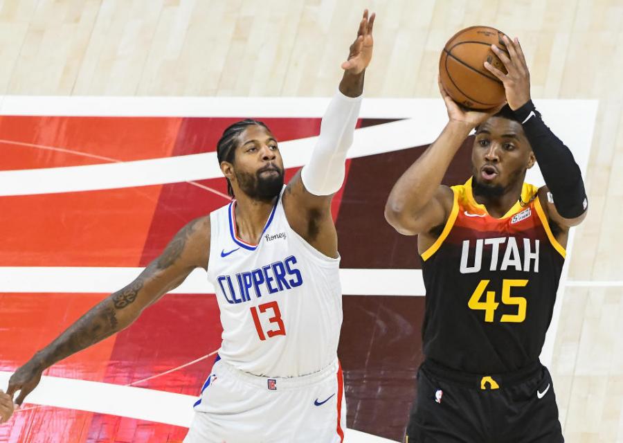 NBA playoffs: Donovan Mitchell, Jazz hold off Clippers