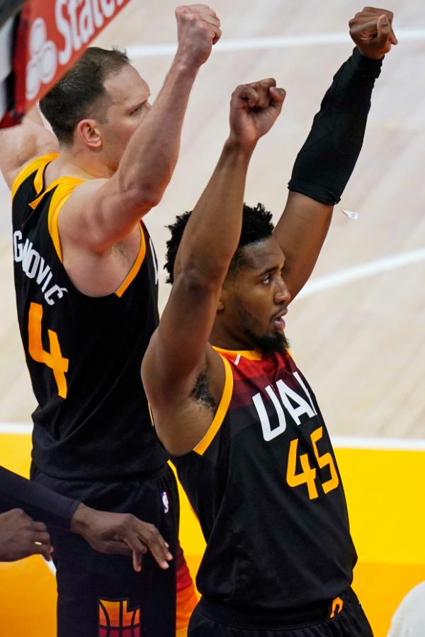 Donovan Mitchell rallies Jazz past Clippers in Game 1 – The Mercury News