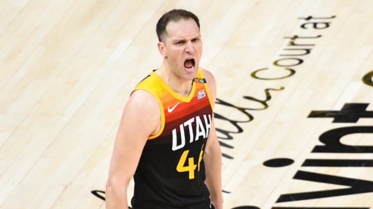 Jazz Forward Bojan Bogdanovic Torches Clippers From Three-Point Range