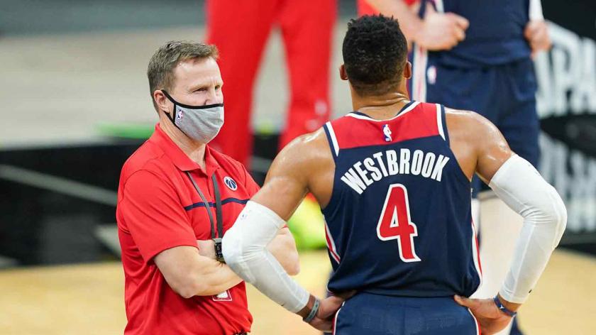 What Scott Brooks told Russell Westbrook after disappointing loss to Boston | RSN