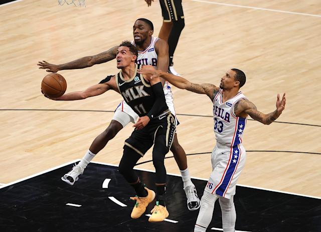 Trae Young, Hawks even series with Sixers