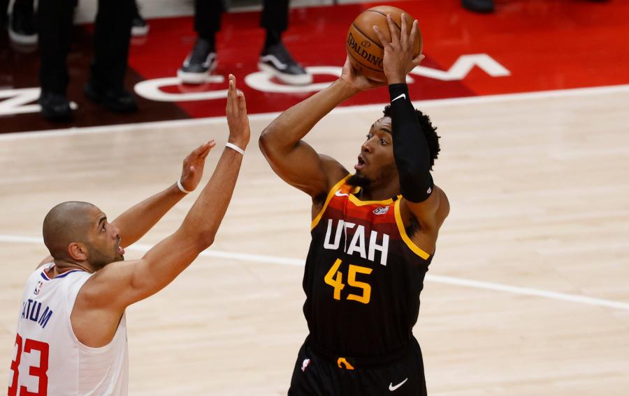 Jazz rally past Clippers in Game 1, Donovan Mitchell scores 45 points