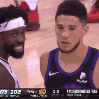 最後時刻貝弗利朝Booker噴垃圾話，被後者直接無視-黑特籃球-NBA新聞影音圖片分享社區