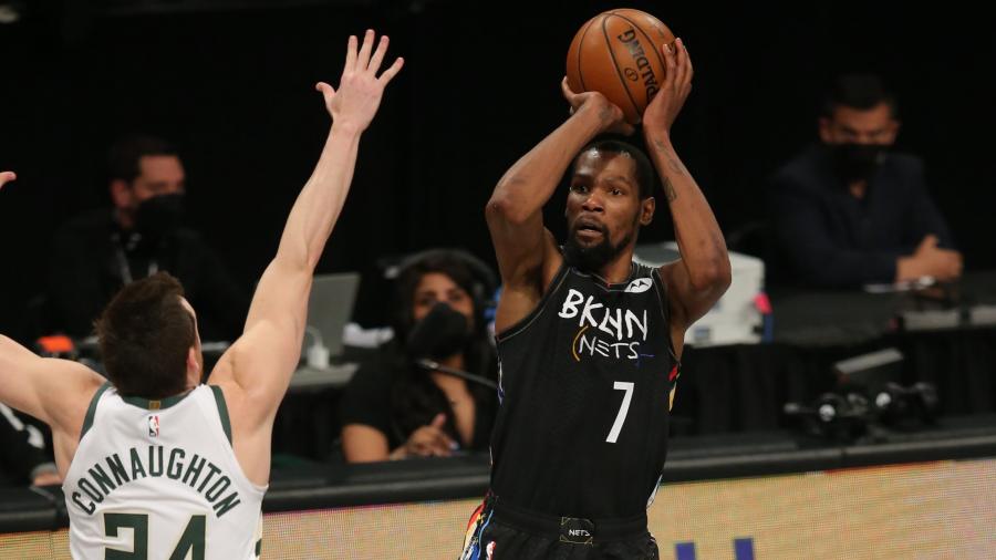 Kevin Durant has historic game, Nets beat Bucks in Game 5