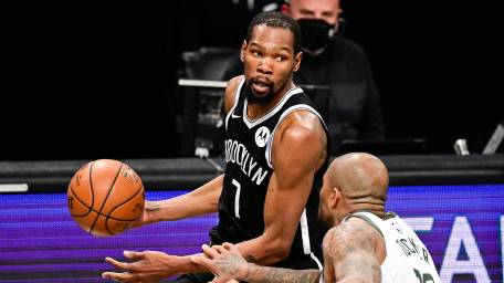 Kevin Durant, Kyrie Irving might have to do it all for Nets after James Harden reinjures hamstring | Newsday