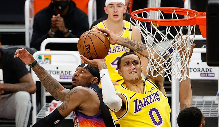 場均6.9分,命中率僅29%!湖人出局要怪他?Perkins大罵Kuzma打球不爭氣!-黑特籃球-NBA新聞影音圖片分享社區