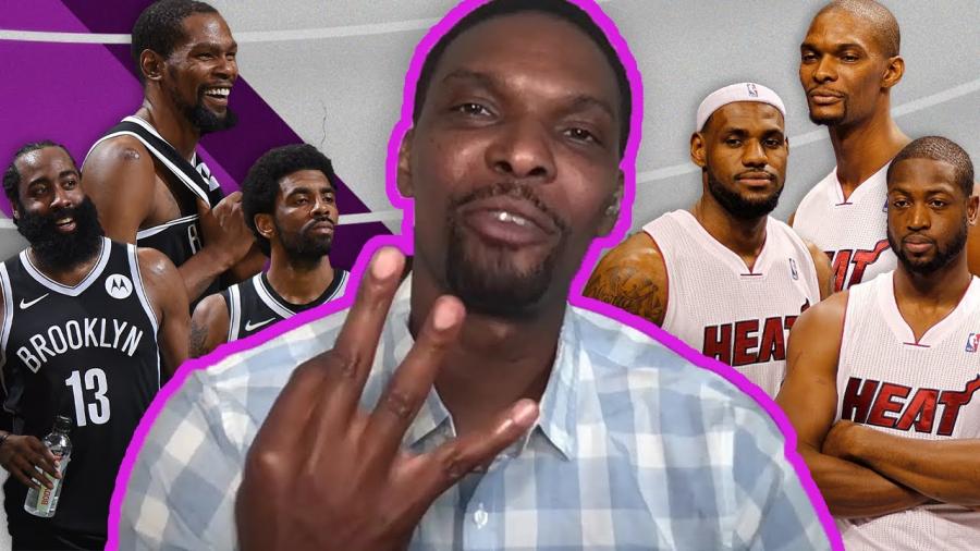 They Would Win&quot; | Chris Bosh Says Brooklyn Nets Big 3 Would Beat Miami Heat Big 3 In A 3-on-3 Game - YouTube