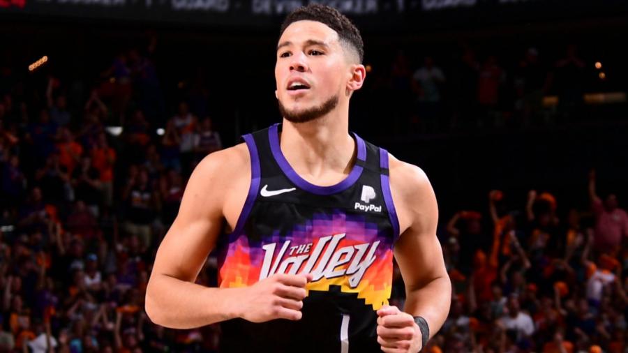 Devin Booker comes of age with 40-point triple-double as Phoenix Suns take Game 1 against Clippers | NBA News | Sky Sports