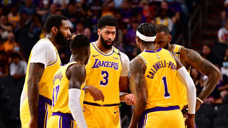 Los Angeles Lakers level series against Phoenix Suns; Dallas Mavericks go 2-0 up against Los Angeles Clippers | NBA News | Sky Sports