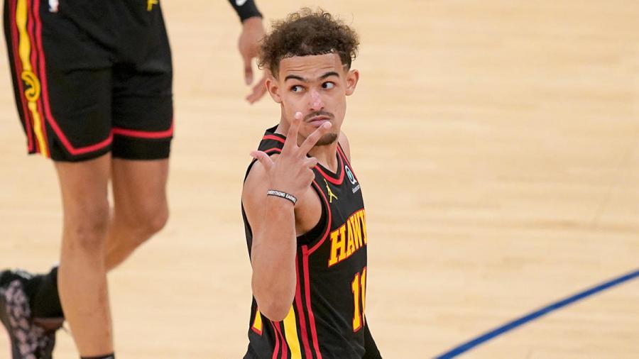 嘲諷對手?特雷楊的慶祝動作遭質疑,他給出回應:NBA不過是一項娛樂賽事!-黑特籃球-NBA新聞影音圖片分享社區