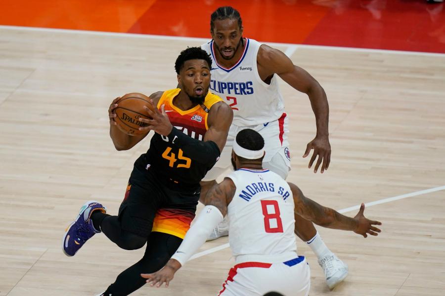 Donovan Mitchell leads Utah Jazz to series-opening win over Los Angeles Clippers | News and Star