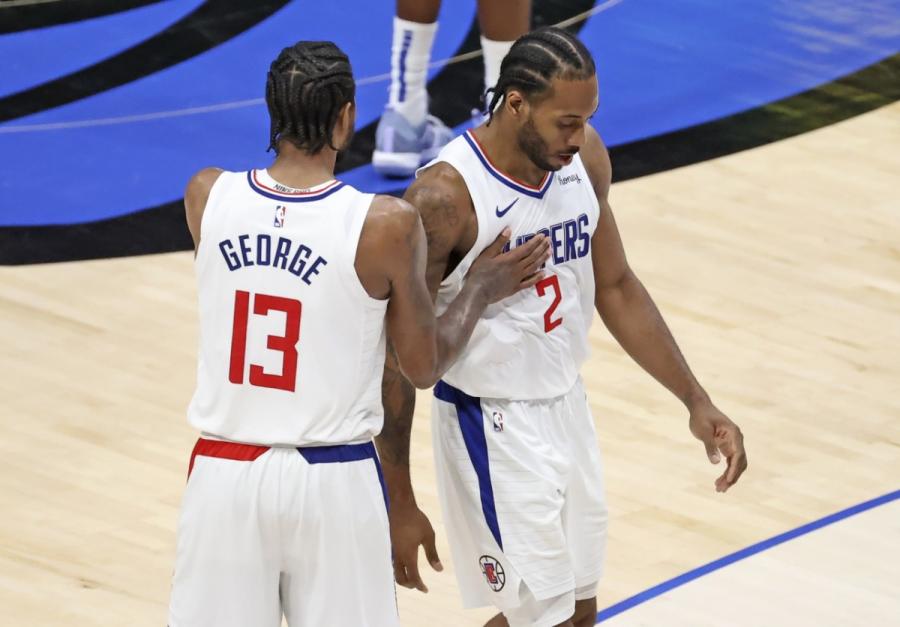 Paul George Reacts to Kawhi Leonard&#39;s Game 6 Performance of Clippers vs Mavericks - Sports Illustrated LA Clippers News, Analysis and More