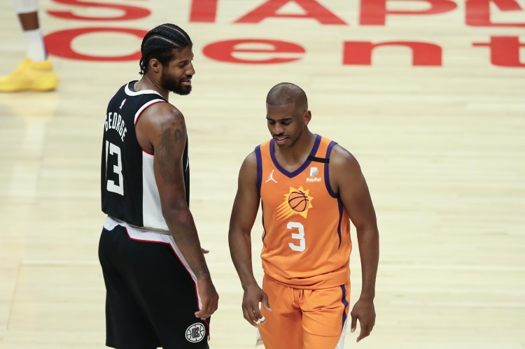 喬治再次晃倒Paul中投命中保羅立刻找回場子打中3+1-黑特籃球-NBA新聞影音圖片分享社區