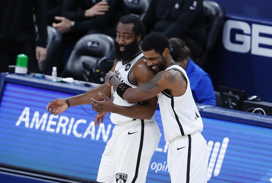 Kyrie Irving and James Harden Settle Nets Point Guard Role
