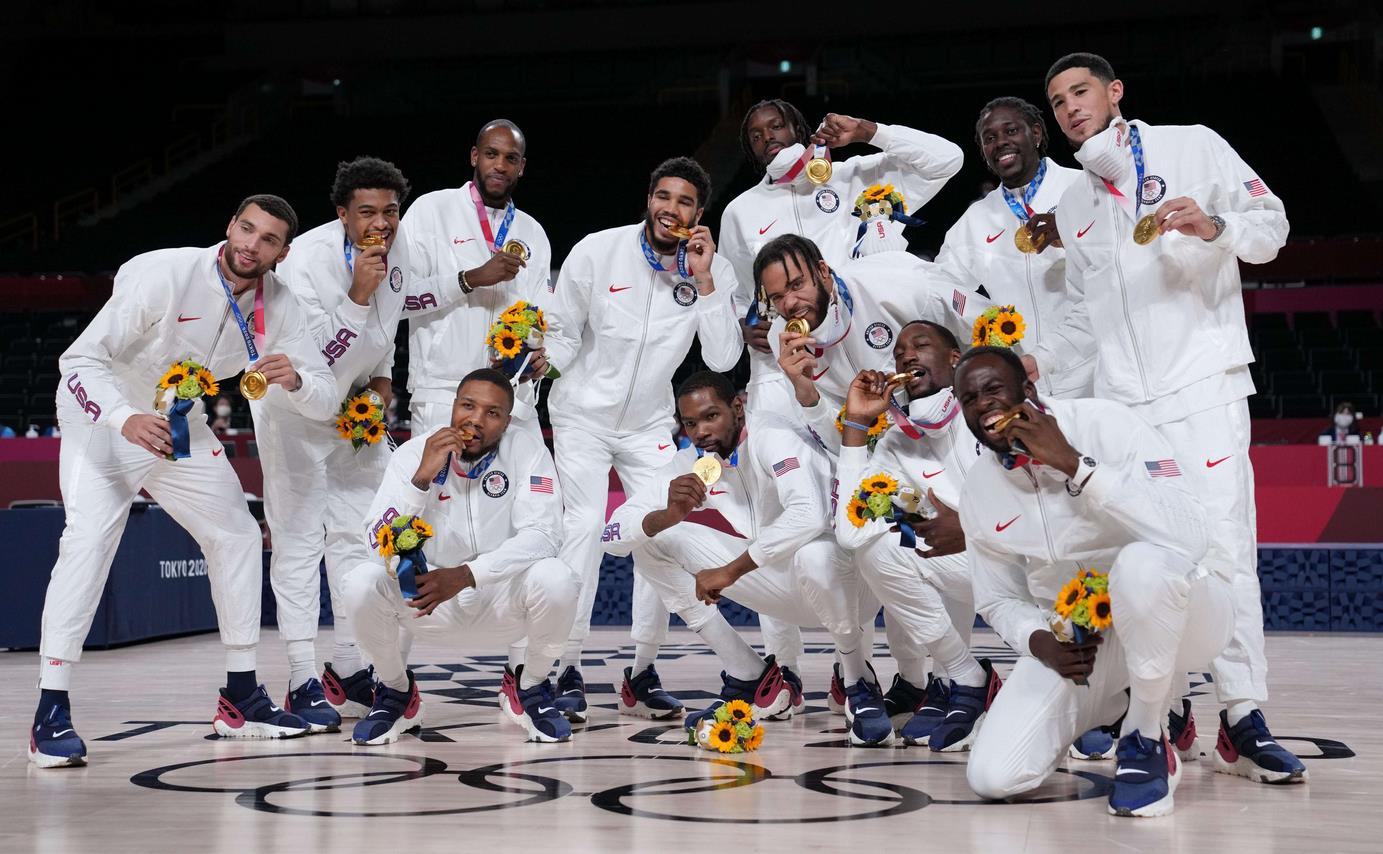每人3.75萬美元！美國男籃奧運會奪冠獎金曝光，球迷：還不夠交2次罰款！