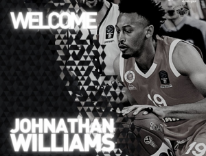 Johnathan Williams加盟義大利球隊，在NBA曾效力過湖人和巫師