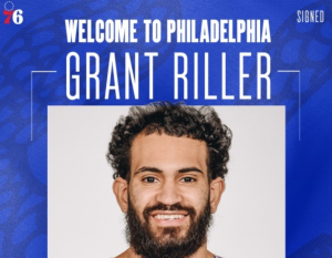 官方：76人正式與Grant Riller簽下一份雙向合同