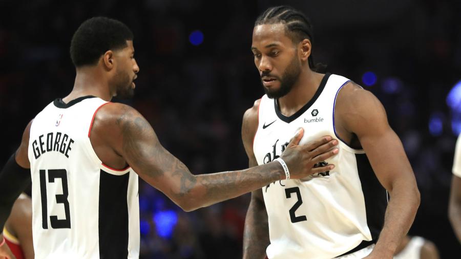Kawhi Leonard, Paul George both eclipse 40 points on &#39;special&#39; night for  Clippers duo | Sporting News Canada