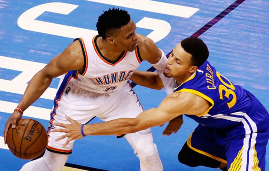 Stephen Curry&#39;s defense: Russell Westbrook laughs at question - Sports  Illustrated