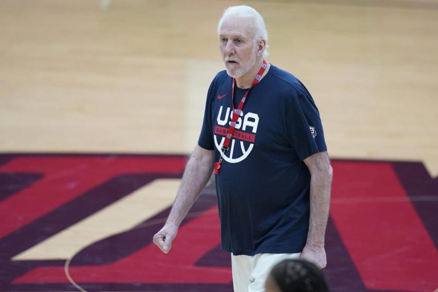 Kevin Love, Team USA got coach Gregg Popovich running sprints