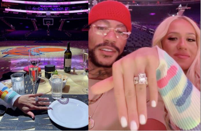 【影片】大喜日子！Rose在麥迪遜花園求婚，1家4口太幸福，球迷祝賀：這朵玫瑰太浪漫！-黑特籃球-NBA新聞影音圖片分享社區