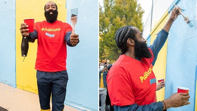 哈登參加慈善活動鼓勵低收入家庭孩子:繼續努力-黑特籃球-NBA新聞影音圖片分享社區