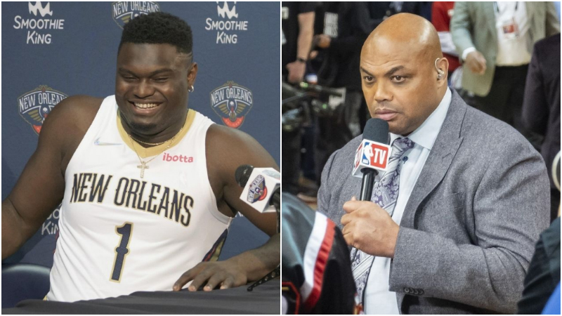 自律才有前途!巴克利呼籲Zion必須減肥:他看起來就像我和鲨鱼的孩子!-黑特籃球-NBA新聞影音圖片分享社區