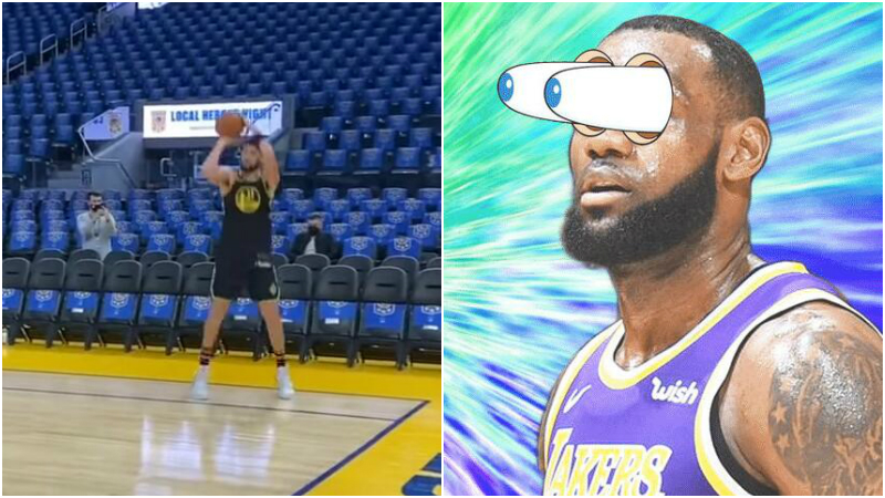 【影片】逐漸接近復出!勇士曬K湯三分訓練,詹皇也轉發盛讚,投籃還是得看專業的!-黑特籃球-NBA新聞影音圖片分享社區