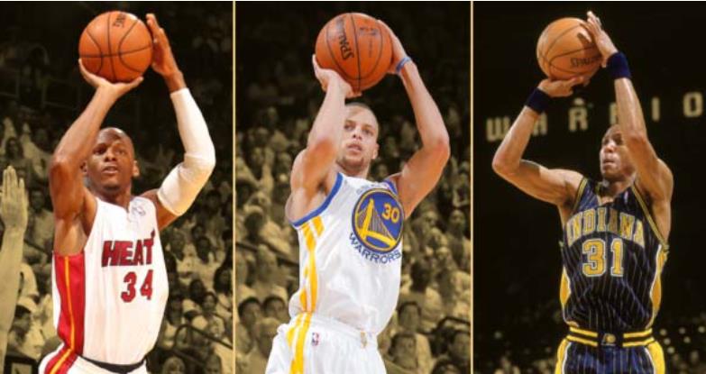 NBA共5人投進2700個三分,對比出場次數,差距比想像大!-黑特籃球-NBA新聞影音圖片分享社區