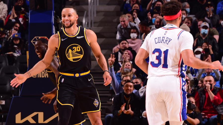 Warriors&#39; Steph Curry completely shakes brother Seth, hits 3-pointer | RSN