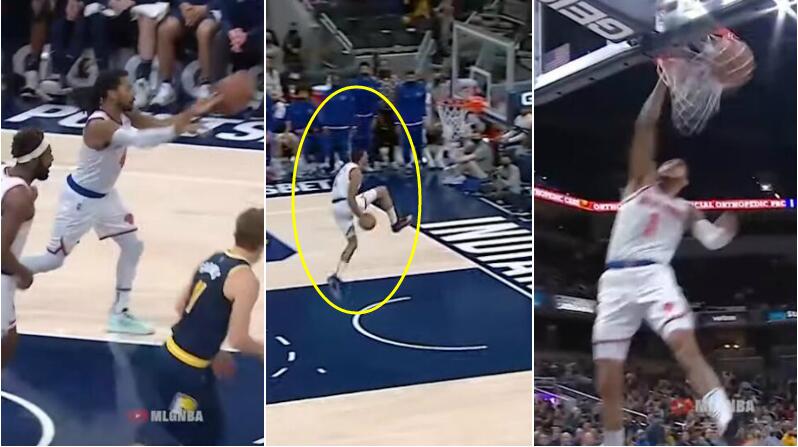 【影片】技驚四座!尼克炸裂一球:羅斯跨場長傳,Toppin表演胯下換手暴扣!-黑特籃球-NBA新聞影音圖片分享社區