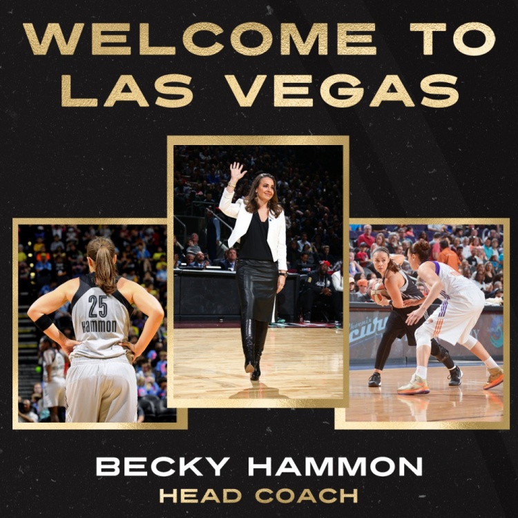 拉斯維加斯王牌隊官宣Becky Hammon擔任主帥！馬刺發推祝賀