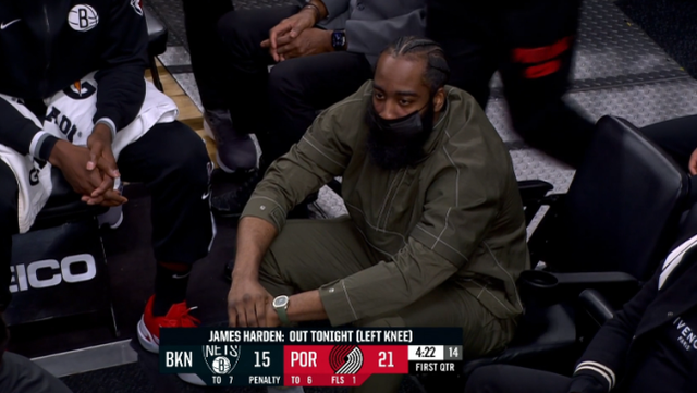 籃網公佈最新傷情!厄文左踝扭傷上場成疑,哈登也未確定出戰公牛-黑特籃球-NBA新聞影音圖片分享社區