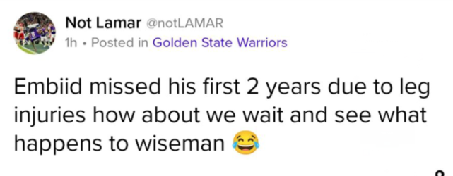 勇士再遭打擊!Wiseman病情有變將暫停回歸,天才榜眼可能面臨賽季報銷!-黑特籃球-NBA新聞影音圖片分享社區
